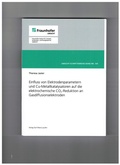 Cover: Einfluss von Elektrodenparametern und Cu-Metallkatalysatoren auf die elektrochemische CO2-Reduktion an Gasdiffusionselektroden - Karl Maria Laufen Buchhandlung und Verlag