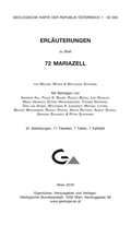 Cover: Erl&auml;uterungen zu Blatt 72 Mariazell - GeoSphere Austria