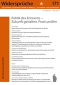 Cover: Politik des Erinnerns - Westf&auml;lisches Dampfboot