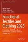 Cover: Functional Textiles and Clothing 2023 - Springer