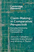 Cover: Claim-Making in Comparative Perspective - Cambridge University Press
