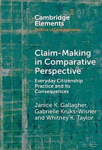Enlarge image Cover: Claim-Making in Comparative Perspective - Cambridge University Press