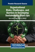 Cover: Organizational Risks, Challenges, and Barriers in Developing Sustainability Start-Ups - IGI Global