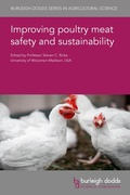 Cover: Improving poultry meat safety and sustainability - Burleigh Dodds Science Publishing