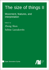 Enlarge image Cover: The size of things II - Language Science Press
