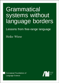 Cover: Grammatical systems without language borders - Language Science Press