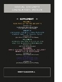 Enlarge image Cover: Social Security Legislation 2023/24 Supplement - Sweet & Maxwell