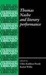 Cover: Thomas Nashe and Literary Performance - Manchester University Press
