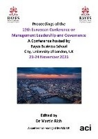 Enlarge image Cover: Proceedings of the 18th European Conference on Management, Leadership and Governance - Academic Conferences & Publishing International Ltd