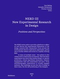 Cover: NERD III - New Experimental Research in Design - Birkh&auml;user