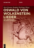 Cover: Oswald von Wolkenstein: Lieder - De Gruyter