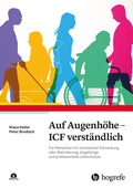 Cover: Auf Augenh&ouml;he - ICF verst&auml;ndlich - Hogrefe
