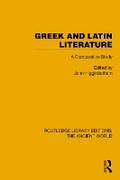 Bild: Greek and Latin Literature - Routledge