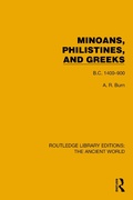 Cover: Minoans, Philistines and Greeks - Routledge