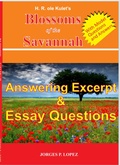 Cover: H R ole Kulet's Blossoms of the Savannah: Answering Excerpt & Essay Questions (A Guide Book to H R ole Kulet's Blossoms of the Savannah, #3) - Jorges P. Lopez