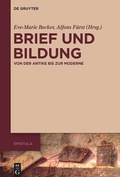 Cover: Brief und Bildung - De Gruyter