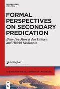 Cover: Formal Perspectives on Secondary Predication - De Gruyter Mouton