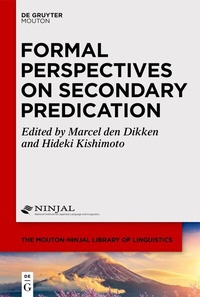 Abbildung von: Formal Perspectives on Secondary Predication - De Gruyter Mouton