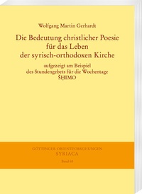 Abbildung von: Die Bedeutung christlicher Poesie für das Leben der syrisch-orthodoxen Kirche - Harrassowitz Verlag