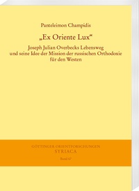 Abbildung von: "Ex Oriente Lux" - Harrassowitz Verlag