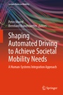 Cover: Shaping Automated Driving to Achieve Societal Mobility Needs - Springer