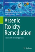 Cover: Arsenic Toxicity Remediation - Springer