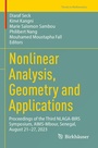 Cover: Nonlinear Analysis, Geometry and Applications - Birkhäuser