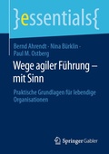 Cover: Wege agiler F&uuml;hrung - mit Sinn - Springer Gabler
