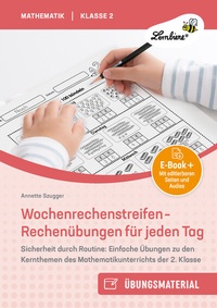 Abbildung von: Wochenrechenstreifen - Rechenübungen für jeden Tag - Lernbiene