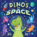 Cover: Dinos in Space (Board Book) - Kidsbooks Publishing