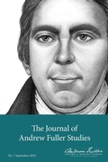 Cover: Journal of Andrew Fuller Studies 7 (September 2023) - H&e Academic