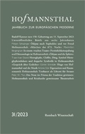 Bild: Hofmannsthal - Jahrbuch zur Europ&auml;ischen Moderne - Nomos