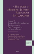 Cover: A History of Modern Jewish Religious Philosophy - Brill