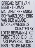 Cover: Spread: Ruth van Beek, Thomas Mailaender, Anika Schwarzlose, Erik van der Weijde, Mariken Wessels - APE