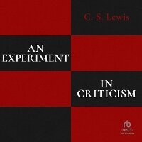 Enlarge image Cover: An Experiment in Criticism - Tantor Audio