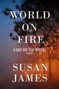 Cover: World on Fire (Cady and Blue Mystery, #2) - Daily Pages Press, LLC