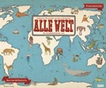 Cover: DUMONT - Alle Welt 2025 Wandkalender, 60x50cm, Kalender mit zw&ouml;lf Landkarten aus dem Bilderbuch-Bestseller des Moritz Verlags, dekorativ und informativ - DuMont Buchverlag