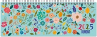 Abbildung von: DUMONT - Blumenwiese 2025 Tischquerkalender, 29,7x10,5cm, Terminplaner im hübschen Blumendesign, mit viel Platz für Einträge und Schulferien, internationales Kalendarium - DuMont Buchverlag