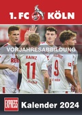 Cover: DUMONT - 1. FC K&ouml;ln 2025 Fu&szlig;ball-Kalender, 29,7x42cm, Express-Fankalender mit Abbildungen der Spieler, by Dr. Anne Fleck - DuMont Buchverlag