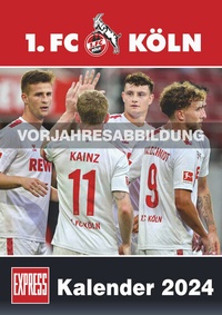 Abbildung von: DUMONT - 1. FC Köln 2025 Fußball-Kalender, 29,7x42cm, Express-Fankalender mit Abbildungen der Spieler, by Dr. Anne Fleck - DuMont Buchverlag