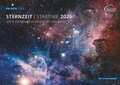 Cover: PALAZZI - Sternzeit 2025 Wandkalender, 70x50cm, Posterkalender mit brillanten Aufnahmen aus unserem Universum, eine astronomische Reise in Zeit und Raum, Textinfos, internationales Kalendarium - Palazzi