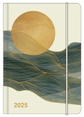 Cover: N NEUMANNVERLAGE - GlamLine CALM 2025 Mini Flexi Diary, 12x17cm, Taschenkalender mit flexiblem Kartonumschlag, Elastikband und Banderole, Zusatzseiten f&uuml;r Notizen und internationales Kalendarium - Neumann