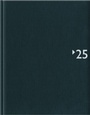 Bild: Zettler - Wochenbuch Register 2025 anthrazit, 21x26,5cm, B&uuml;rokalender mit 128 Seiten, 1 Woche auf 2 Seiten, wattierter Kunststoffeinband, Klebebindung und internationales Kalendarium - Zettler