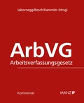 Cover: Kommentar zum Arbeitsverfassungsgesetz - Manz