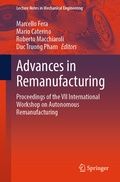 Cover: Advances in Remanufacturing - Springer