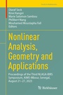 Cover: Nonlinear Analysis, Geometry and Applications - Birkhäuser