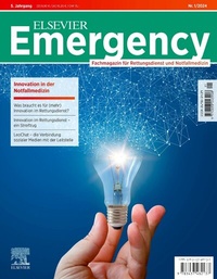 Abbildung von: ELSEVIER Emergency. Innovation in der Notfallmedizin. 1/2024 - Urban & Fischer