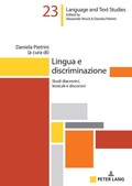Cover: Lingua e discriminazione - Peter Lang Verlag