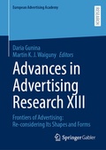 Cover: Advances in Advertising Research XIII - Springer