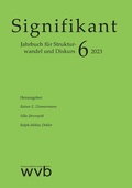 Cover: Signifikant 6 - 2023 - wvb Wissenschaftlicher Verlag Berlin